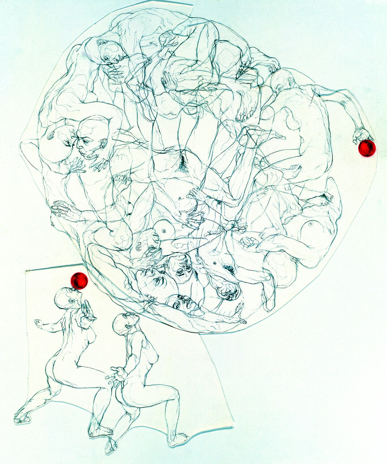 Balancing Act Sol KJOK Drawing for sale