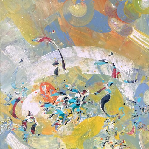 COMET by Delphine Bernard, Painting for Sale on Select