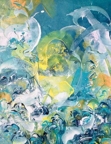 SOURCE -2- by Delphine Bernard, Painting for Sale on Select