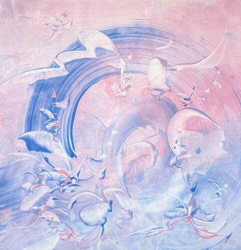OCEANIC SUNRISE by Delphine Bernard, Painting for Sale on Select