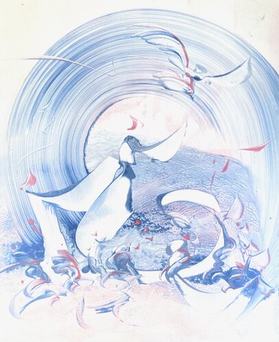DAWN CEREMONY by Delphine Bernard, Painting for Sale on Select