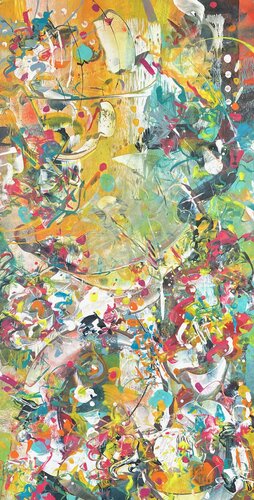 LE JARDIN DES DELICES -2- by Delphine Bernard, Painting for Sale on Select