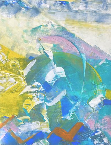 LADAKH VISION by Delphine Bernard, Painting for Sale on Select