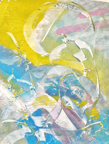 REALMS OF LIGHT by Delphine Bernard, Painting for Sale on Select
