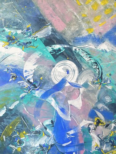 VALLEY DREAMS by Delphine Bernard, Painting for Sale on Select