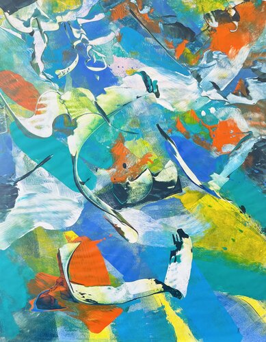 LADAKH VISION -2- by Delphine Bernard, Painting for Sale on Select