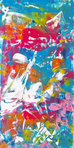 ELECTRIC SOULS by Delphine Bernard, Painting for Sale on Select