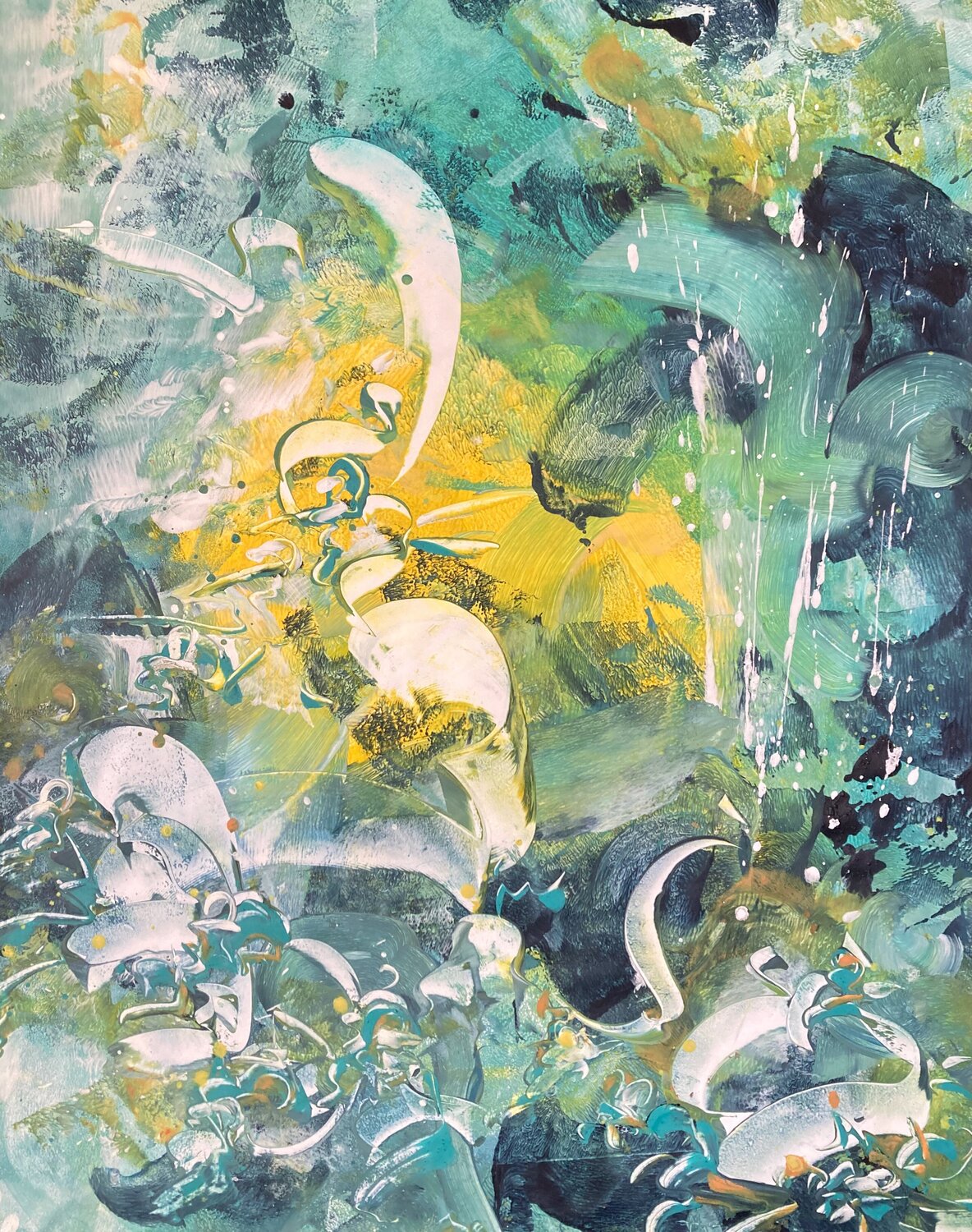 SOURCE Delphine Bernard Original painting for sale