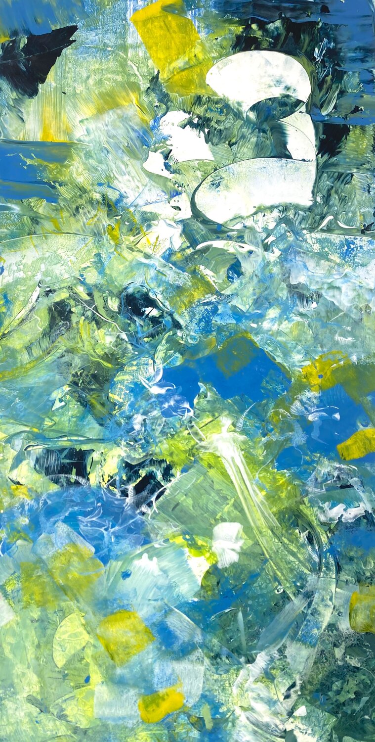 NIGHT SHIFT Delphine Bernard Original painting for sale