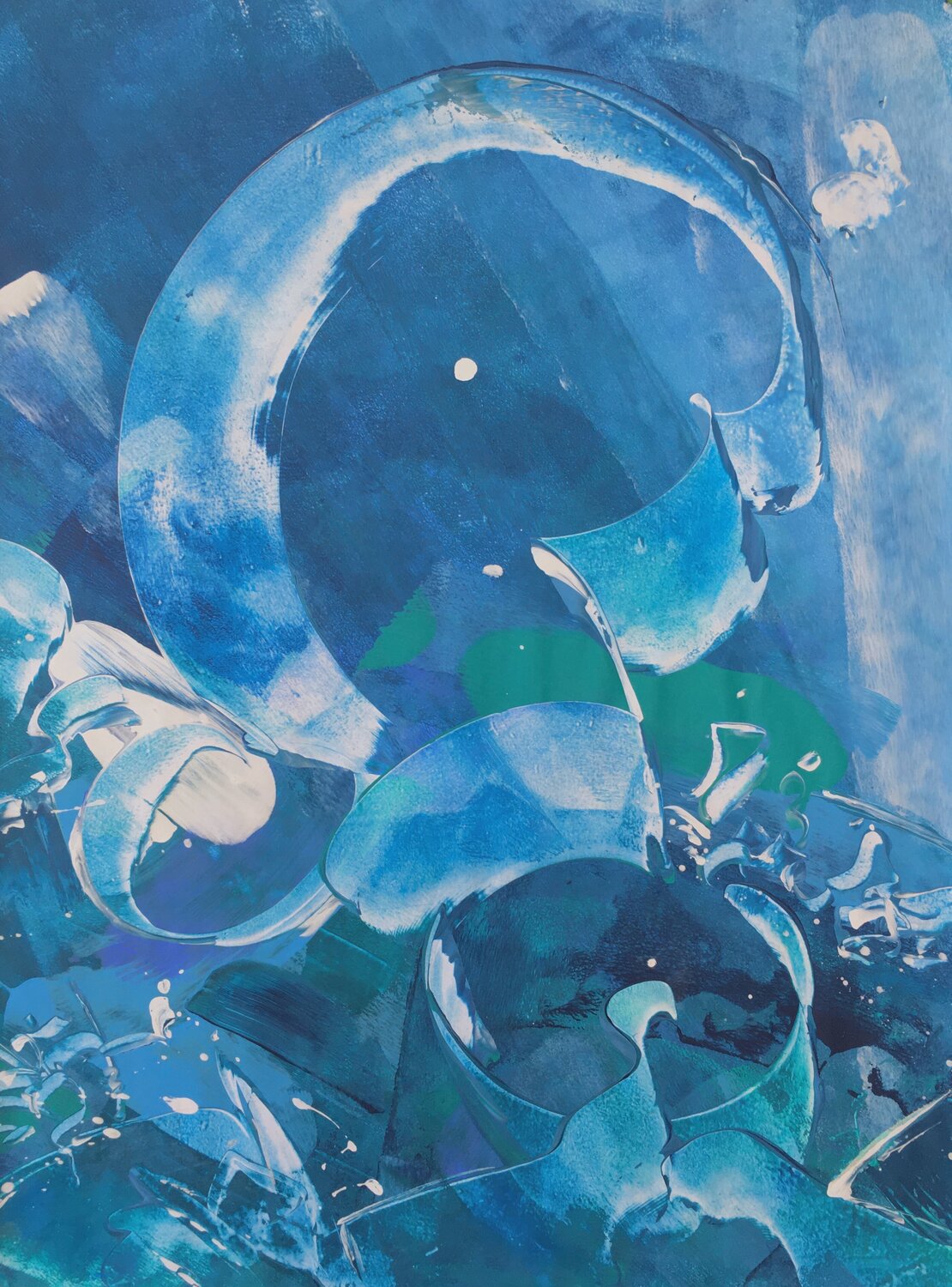 NIGHT OFFERING Delphine Bernard Original painting for sale