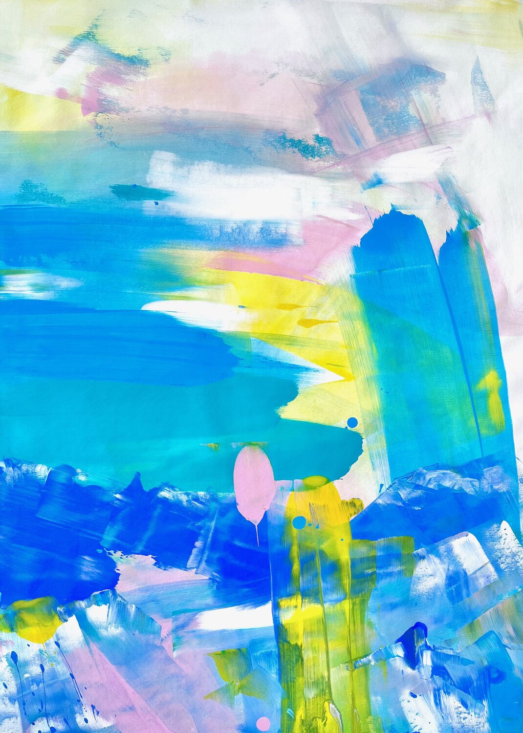 COLOR ME DREAMS Delphine Bernard Original painting for sale