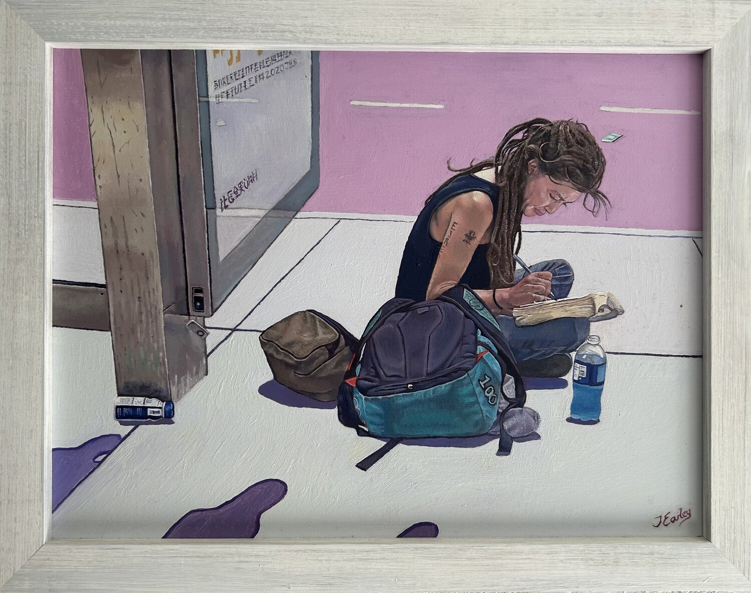 Alone In New York James Earley Original painting for sale