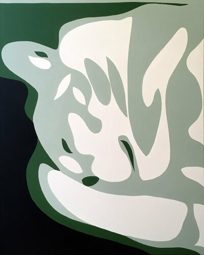 Chat Dormant by hervé loiseau, Painting for Sale on Select