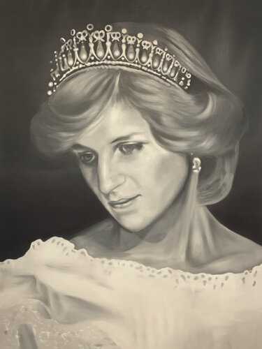 Memoria  - Lady Di by Peter Pitout, Painting for Sale on Select