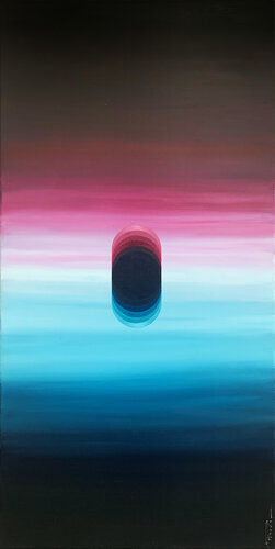 Last Exit - Column by Peter Pitout, Painting for Sale on Select