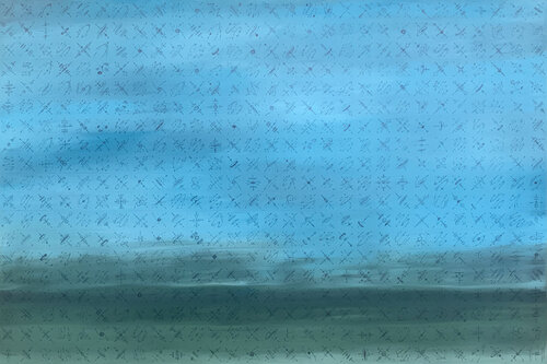 Contemplation Field's - Train to Tampere by Peter Pitout, Painting for Sale on Select