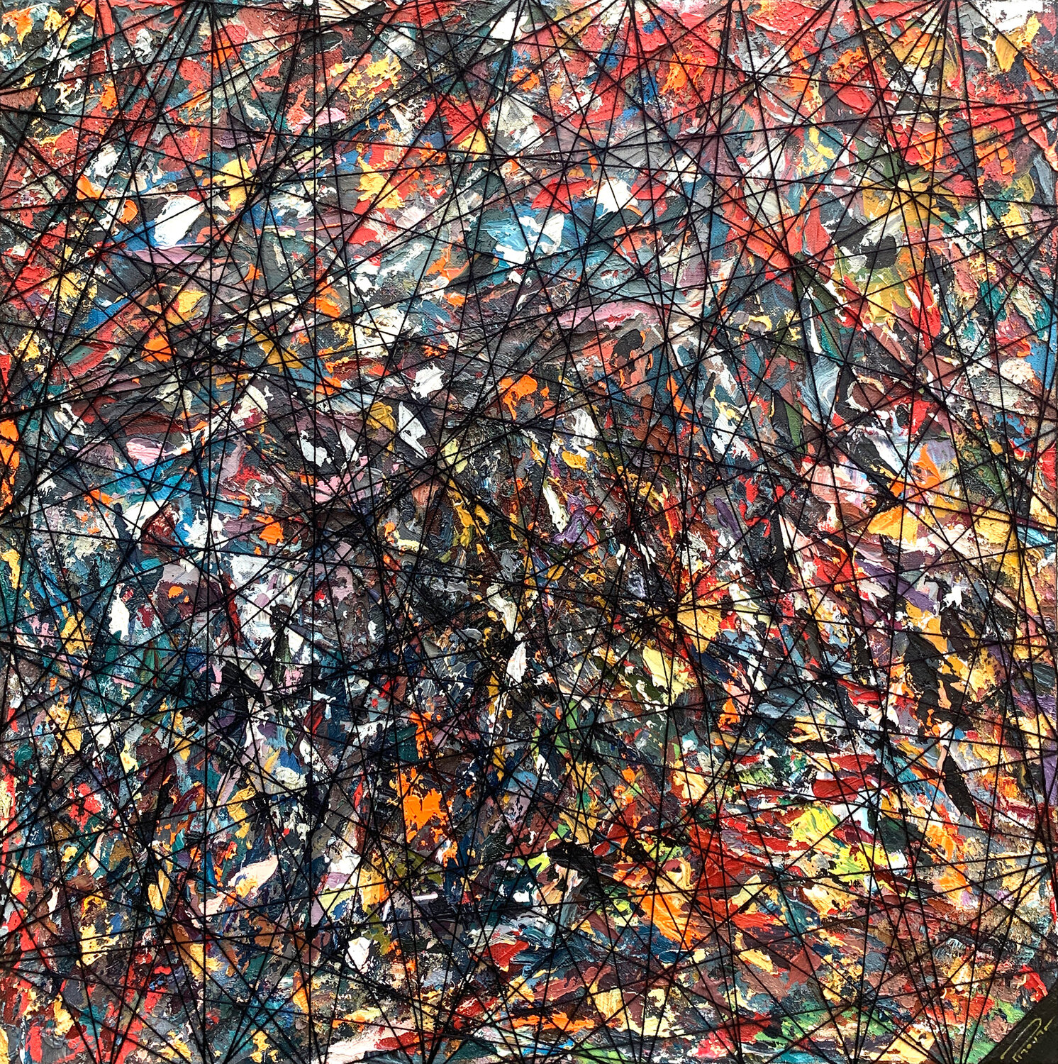 Chaos Theory XXV.II Peter Pitout Original painting for sale