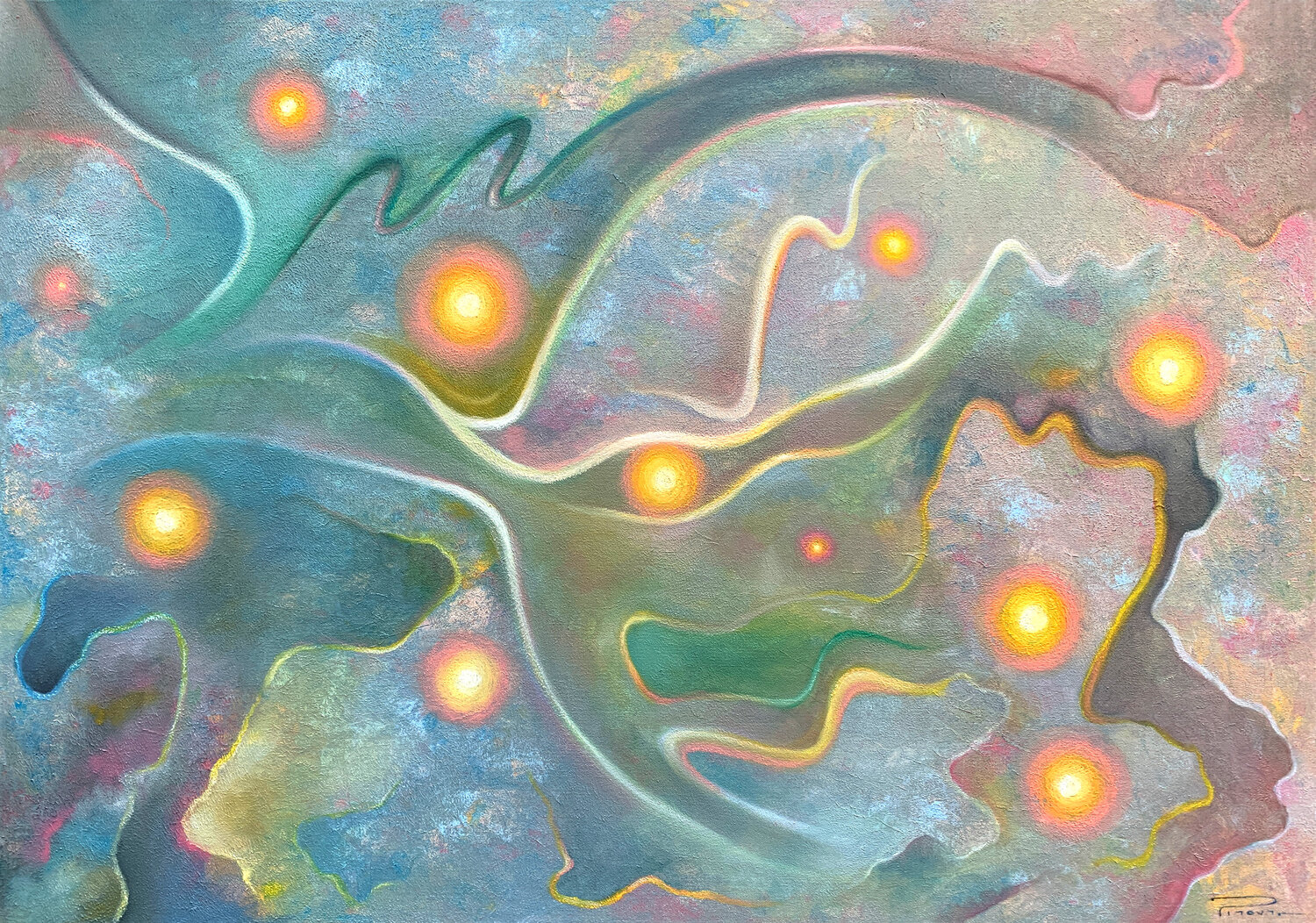 Luciole Peter Pitout Original painting for sale