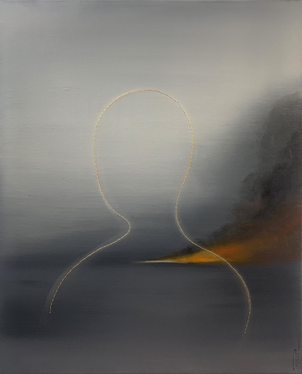 Melancholia Peter Pitout Original painting for sale