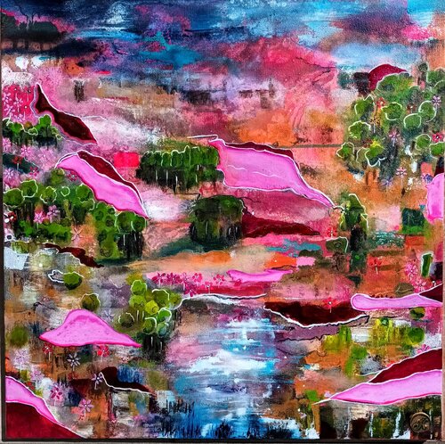 LA VIE EN ROSE by KHATIS, Painting for Sale on Select