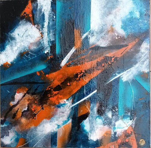 ERUPTION by KHATIS, Painting for Sale on Select
