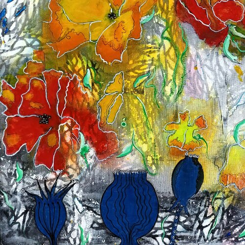 GRAINES DE PLANTES by KHATIS, Painting for Sale on Select