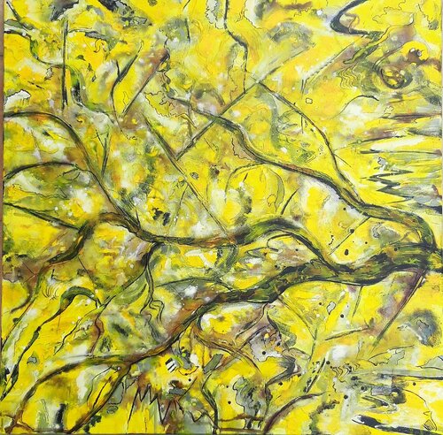 MIMOSAS by KHATIS, Painting for Sale on Select