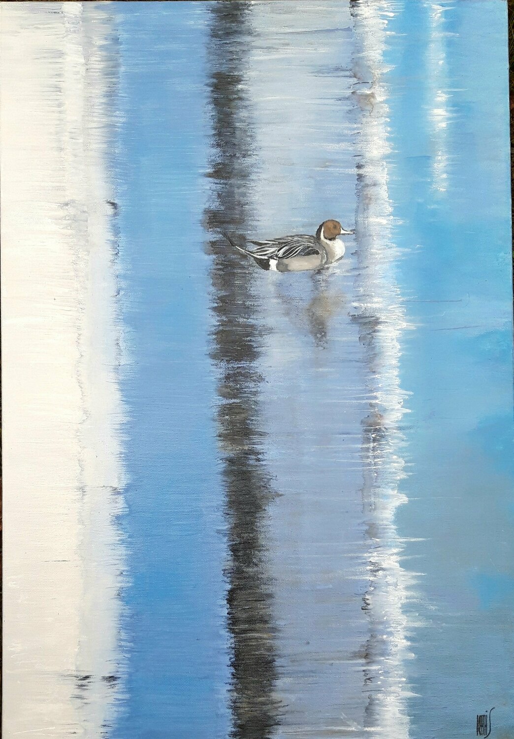 MON CANARD KHATIS Original painting for sale