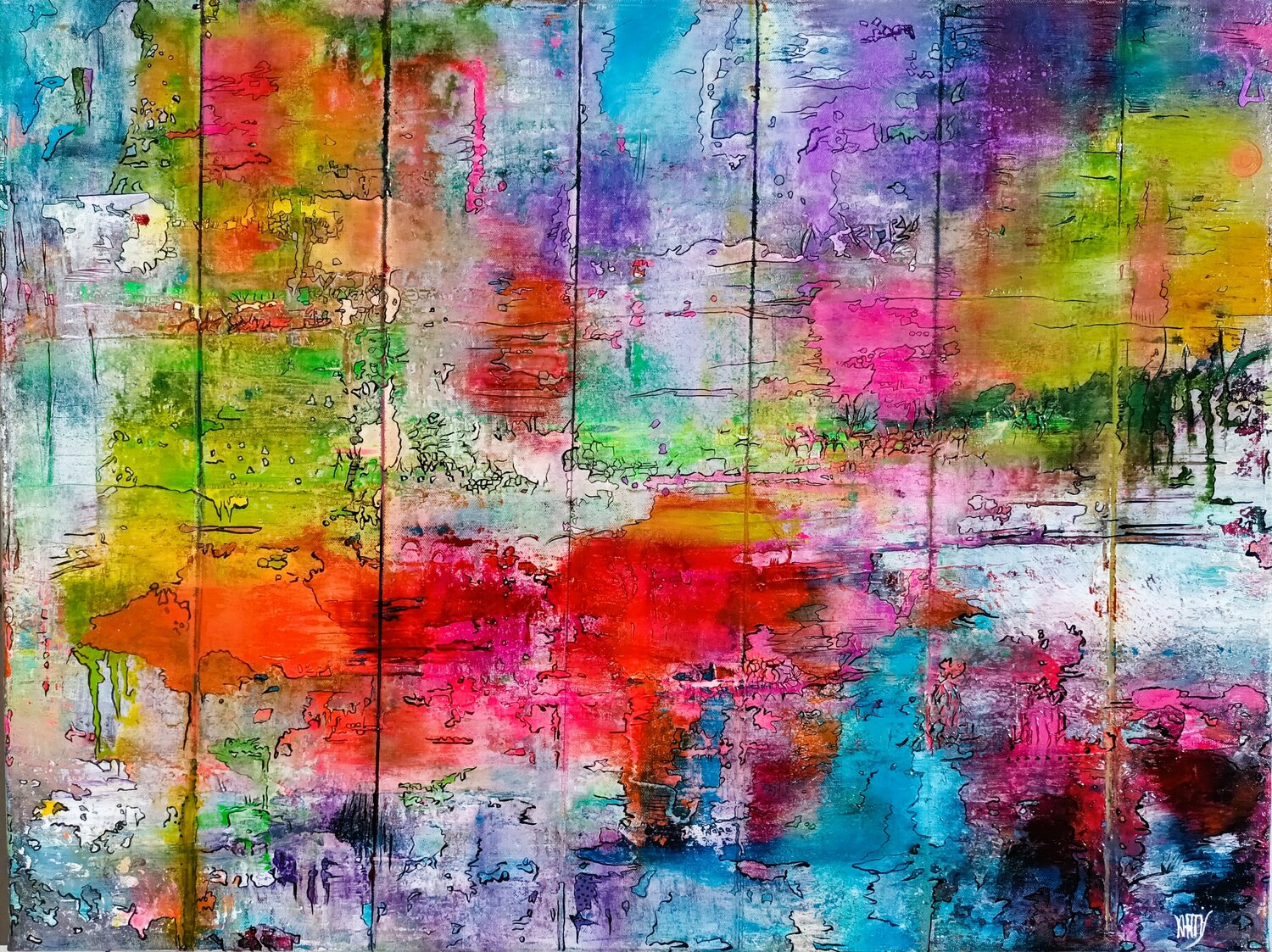EMOTIONS KHATIS Original painting for sale