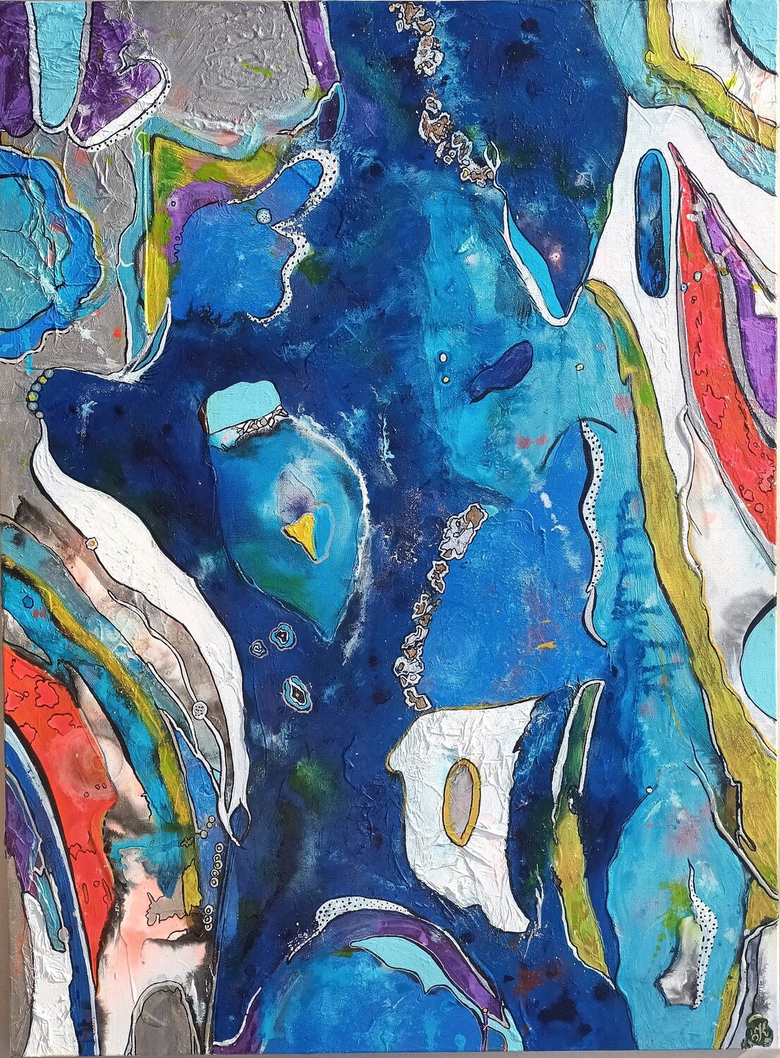 EUCALYPTUS MOUCHETE KHATIS Original painting for sale