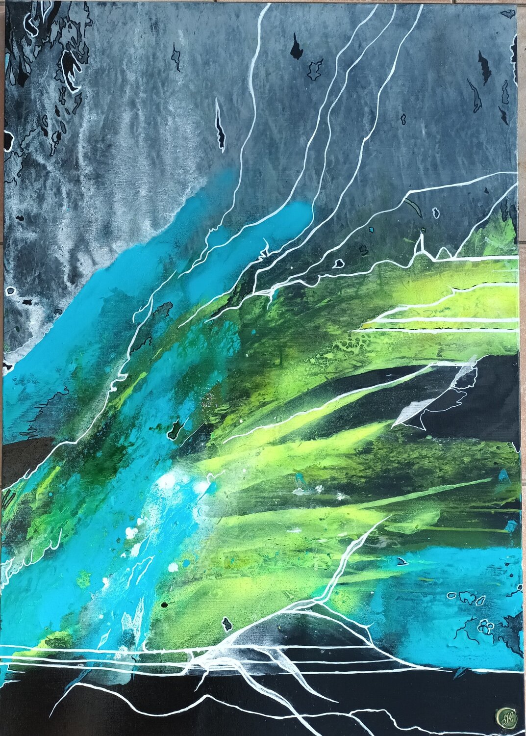 EMERGENCE KHATIS Original painting for sale