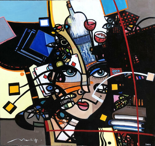 esprit embrumé by Jean Louis Mendrisse, Painting for Sale on Select