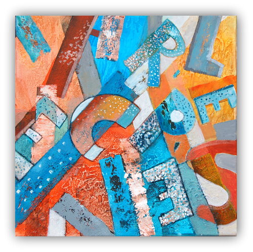 On en a bien besoin de l'espérance ! by Claire Biette, Painting for Sale on Select