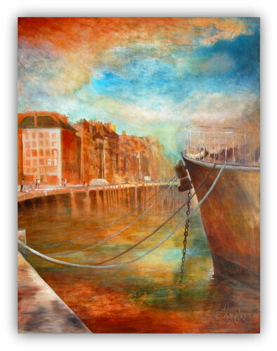 Départ by Claire Biette, Painting for Sale on Select