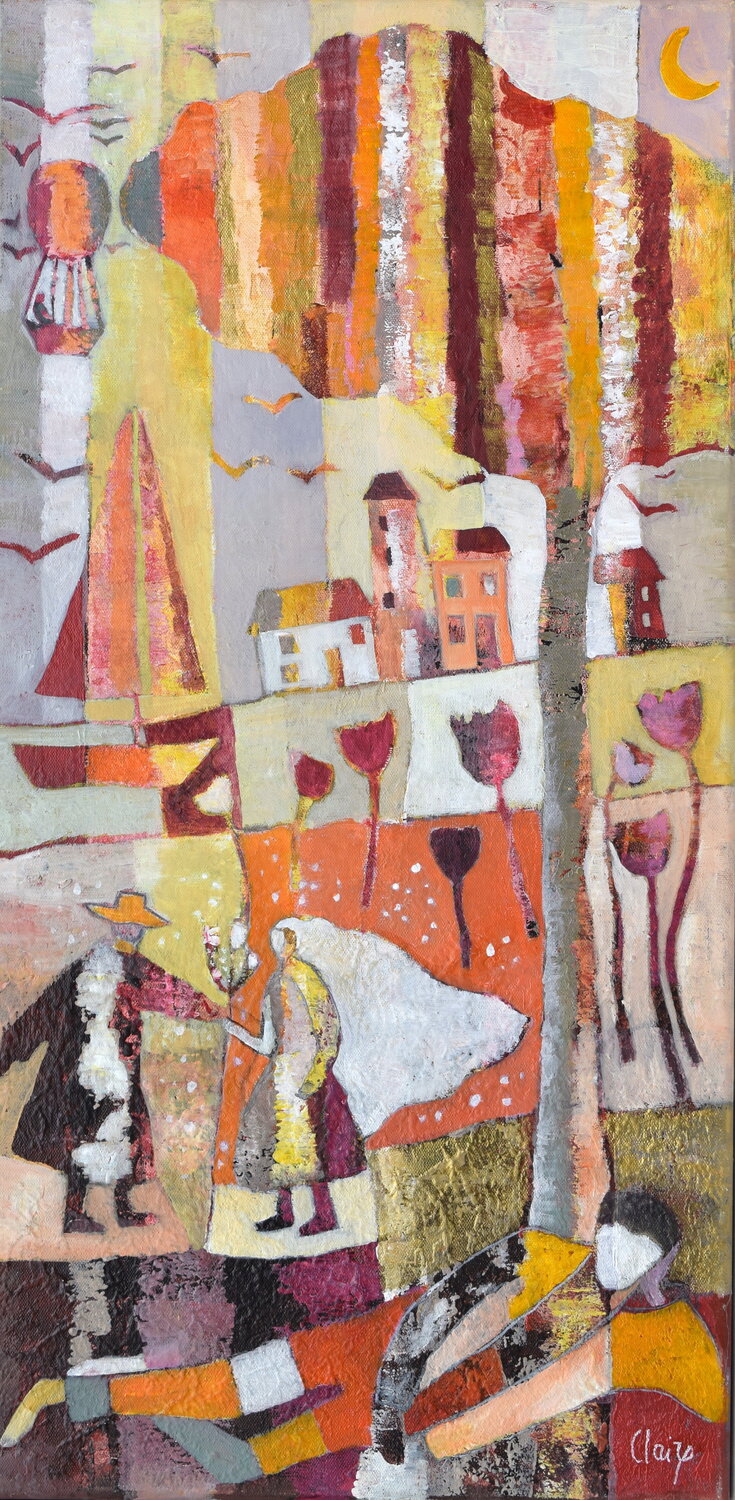 Le rêve Claire Biette Original painting for sale