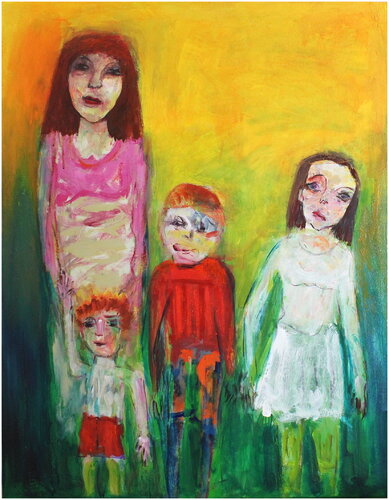 Bonjour vous by Victorine Follana, Painting for Sale on Select