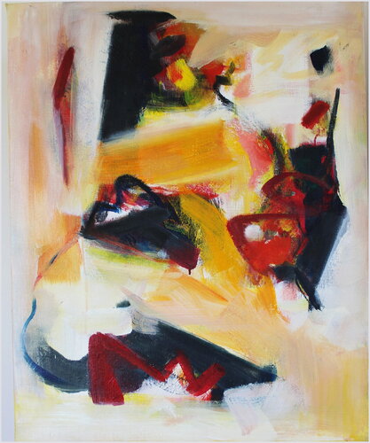 Mon cœur est de travers by Victorine Follana, Painting for Sale on Select