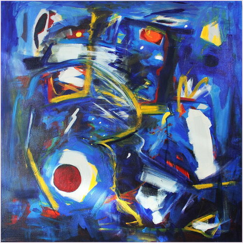 Un dimanche dans l'infini by Victorine Follana, Painting for Sale on Select