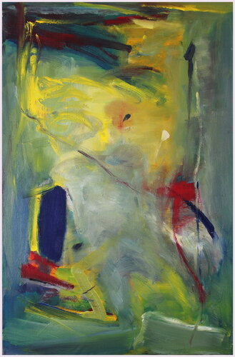 Gris souris...verte by Victorine Follana, Painting for Sale on Select