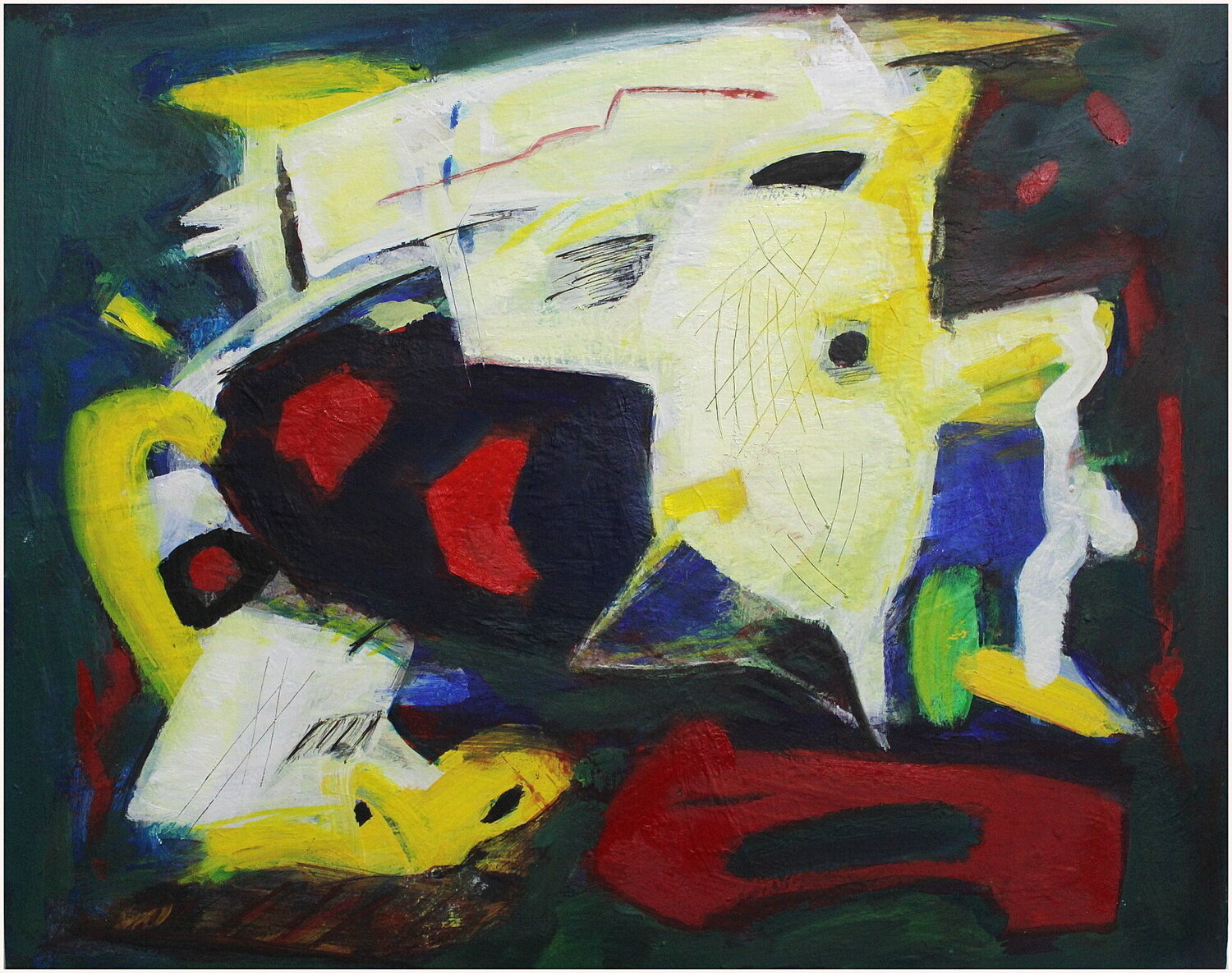 Les couleurs ne m'écoutent pas Victorine Follana Original painting for sale