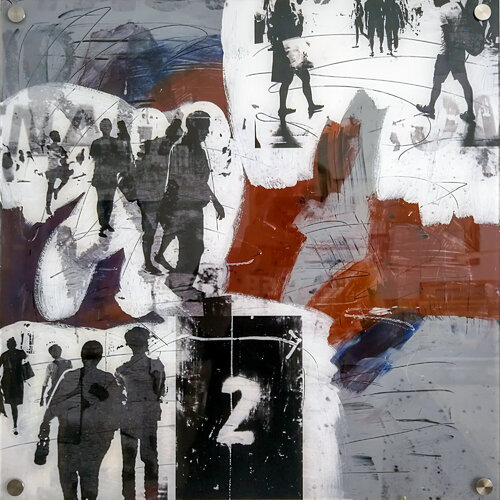 URBN CROWD I by Sven Pfrommer, Painting for Sale on Select