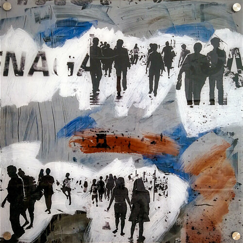 URBN CROWD II by Sven Pfrommer, Painting for Sale on Select
