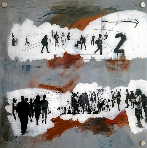 URBN CROWD IV by Sven Pfrommer, Painting for Sale on Select