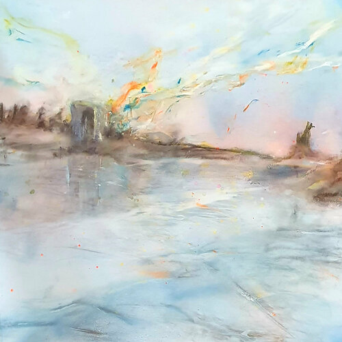 Warm breeze by Petra Heck, Painting for Sale on Select