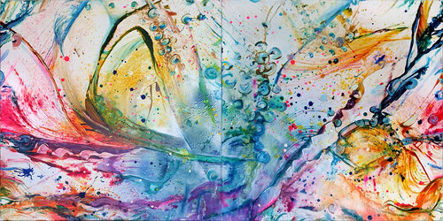 Colors in abundance by Petra Heck, Painting for Sale on Select