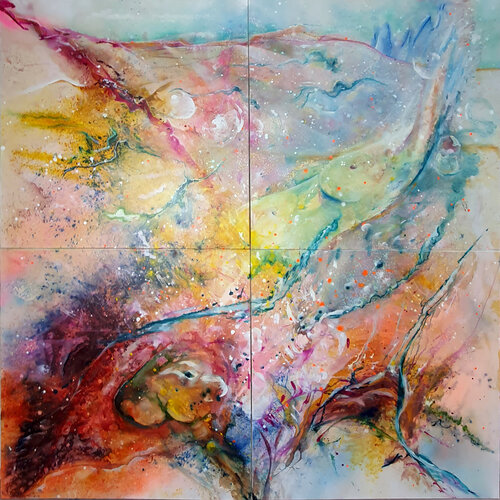 Pop up by Petra Heck, Painting for Sale on Select