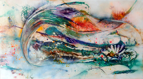 Powerful by Petra Heck, Painting for Sale on Select