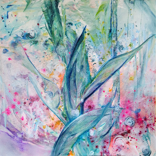 warm summer rain by Petra Heck, Painting for Sale on Select