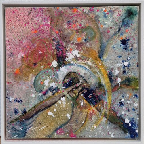 Deep colors  VI by Petra Heck, Painting for Sale on Select