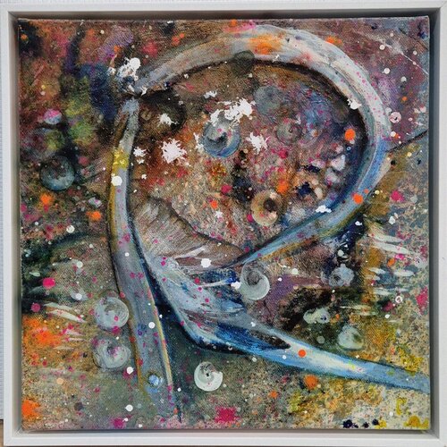 Deep colors  VII by Petra Heck, Painting for Sale on Select